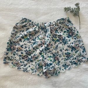 Anthropologie | E by Eloise - Floral Print Short - 3” inseam - Size XS
